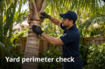 Yard perimeter check